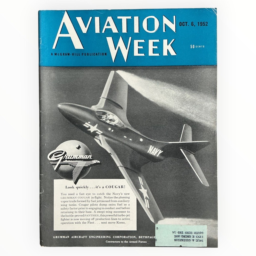 Aviation Week October 6 1952 De Havilland Comet 3 C 130 Aviation